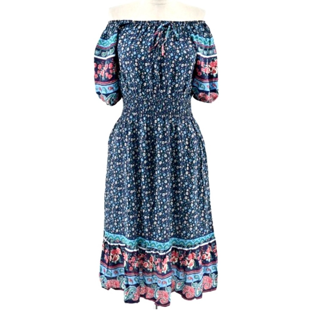 Anthropologie Kindred Floral Paisley Dress